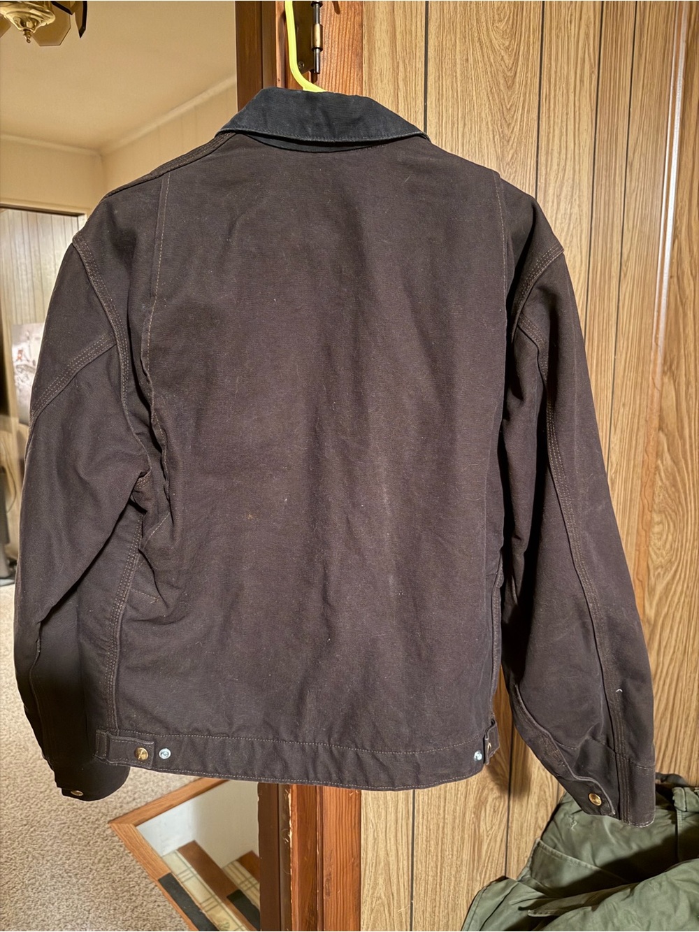 Vintage 90’s Carhartt Sandstone Detroit Lined J97 DKB Jacket - Picture 2 of 5